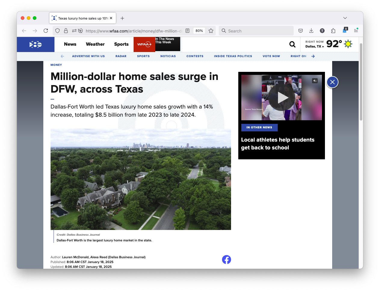 dallas wealth news story